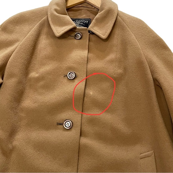 Burberrys Vintage Cashmere & Wool Overcoat - Picture 13 of 13